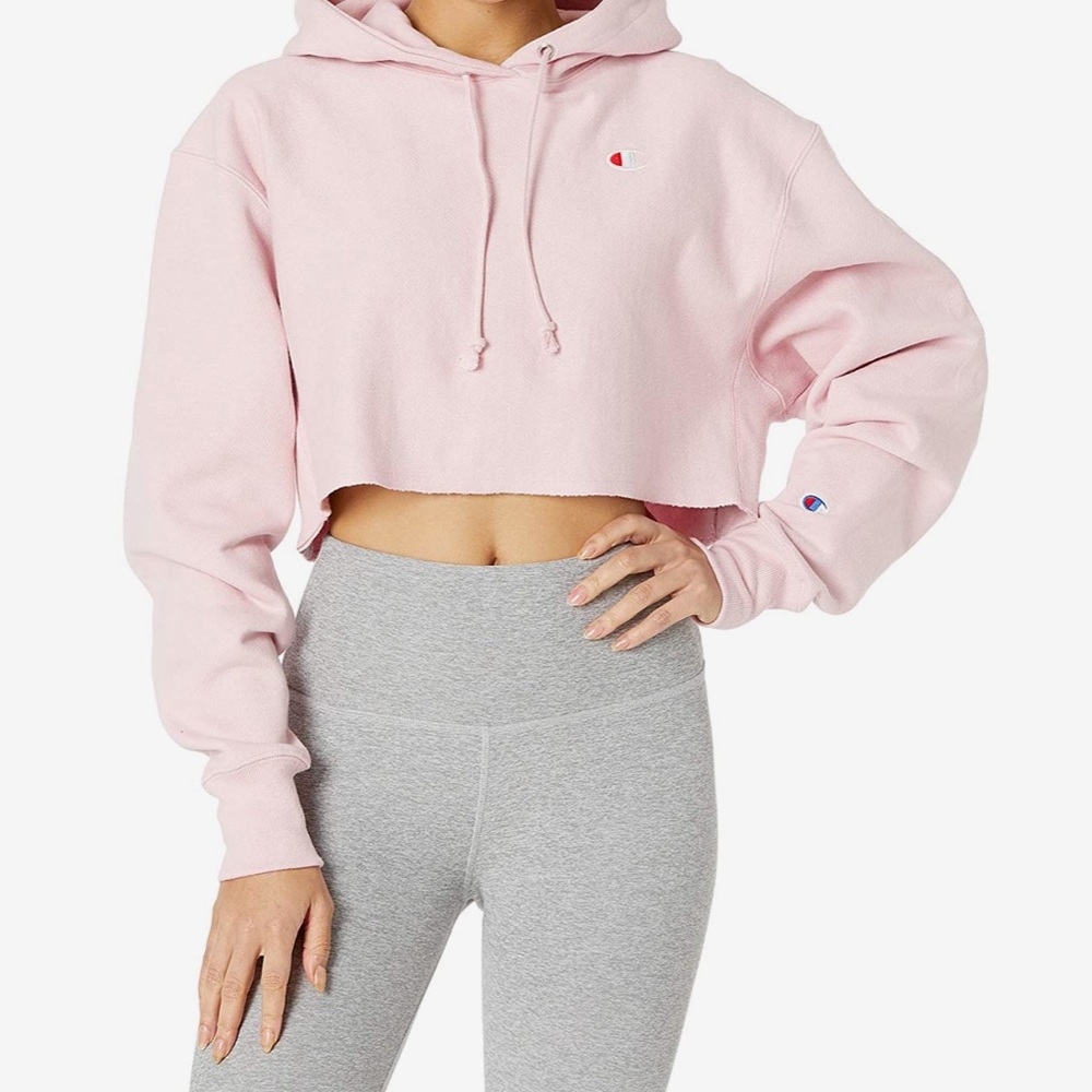Champion cropped hoodie reverse weave